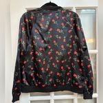 Motel Rocks  Rose Floral Black Bomber Jacket Pinup Retro Rockabilly Size Small S Photo 4