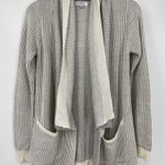 barney's new york Barney’s Cardigan sweater, open in‎ front with shawl collar, size M Photo 0