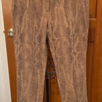 Chico's πππBOGOHO πππ Brown Snake Print Pants Photo 0