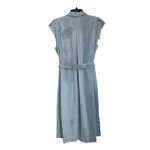 Donna Karan  New York Belt sleeveless dress denim in light blue size M Photo 2