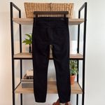 Paige  Verdugo Crop Mid-Rise Black Skinny Jeans, 27 Photo 3