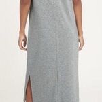 Cuyana Grey V Neck T Shirt Slit Midi Dress Size XS Gray Photo 1