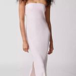 Urban Outfitters UO Rina Satin Strapless Midi Dress Photo 0