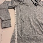 Kuhl  Lea Funnel Cowl Neck Pullover Sweatshirt Sz M Gray Kangaroo Pocket Photo 3