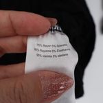 Motherhood Maternity Black Long Sleeve Ruched Side Tunic Top XL Photo 3