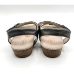 Aetrex ‎ “Jillian” Gray Braided Leather Strappy Sandal Women’s Sz 11 Comfort Photo 4