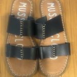 Musse & Cloud  Black Leather Sandals Photo 3