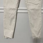 Mother • the looker ankle step fray hem jeans in cream puffs sz 30 Photo 8