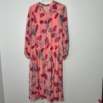 Diane Von Furstenberg  Link Pleated Ruffle Floral-Print Maxi Dress Photo 3