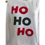 Workshop Republic Clothing White Holiday Ho Ho Ho Christmas Sweatshirt Photo 1
