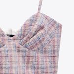 ZARA  | Tweed Crop Tank Photo 8