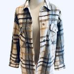ZARA Plaid Shacket Oversized Wool Blend Jacket M Photo 2
