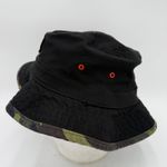 RVCA  Hawaii Island Hex Reversible Black & Camo Camouflage Boonie Bucket Hat Photo 3
