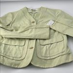 Calvin Klein  Sage Green Button-Up Jacket Photo 9