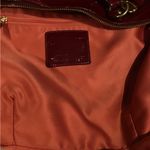Coach Madison Crimson Enamel leather satchelshoulderbag Bordeaux Patent leather Photo 11