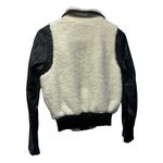 BLANK NYC Faux Leather & Fleece Bomber Jacket XL Photo 8