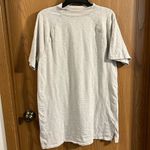 Universal Threads Universal Thread Mock Neck‎ Light Gray T Shirt Dress Medium Photo 3