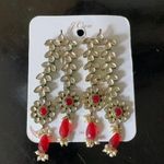 Indian style brass dangle earrings Photo 0