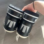 Moon Boots Icon Low Nylon Snow Boots Black Size 7 Photo 4