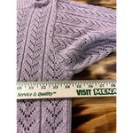 Talbots  Sweater Women Size Small Cowl Neck Short Sleeve Open Knit Cotton Classic Photo 3