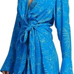 Charlie Holiday NWOT Amanda Floral Long Sleeve Tie Waist Minidress size 6 Photo 4