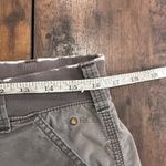Carhartt  Women Relaxed Fit Cargo Shorts Gray Size 12 Cotton Utility 9" inseam Photo 9
