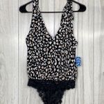 Free People NWT Intimately Bare It All Lace Thong Bodysuit size XS Extra Small Photo 1
