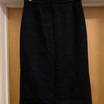 Marc Jacobs  Black Back Slit Midi Pencil Skirt size 4 Photo 0