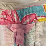 Lilly Pulitzer  Pink and Blue  Shorts Vibrant Tropical Print size 2 Photo 1