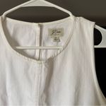 J.Crew  Denim White Shift Sleeveless Mini Dress Photo 3