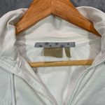 Athleta  White Full Zip Hoodie Hooded Jacket Thumbholes Athleisure Women's M? Photo 6