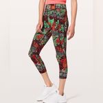 Lululemon Athletica RARE Time To Sweat Crop *23” Zen Garden Multi Size 4 Photo 3