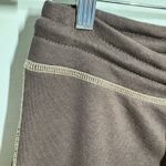 Edikted Sweatpants Women M Brown Exposed Stitching Flared Y2K Rope Tie Casual Photo 7