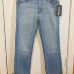 Black Orchid women's 27 stretchy splatter paint medium - light wash jeans 27x27 Photo 0