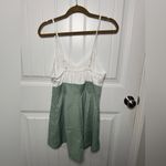 Pink Lily  White and Green Romper Photo 2