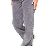 Pretty Little Thing  Petite Washed Gray Dip Back Waist Boyfriend Jeans W1057 Sz 8 Photo 0