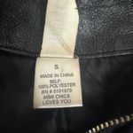 Mimi Chica  Black Quilted Bomber Jacket Photo 4