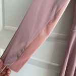 Mac Duggal Mac Duggal Pink Satin Velvet Long Sleeve V-Neck Midi Cocktail Formal Dress- NWT Photo 6