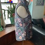 Artisan NY  Floral Quilted Vest - Gray and Multicolor Photo 1