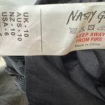 Nasty Gal Nasty Stride It Out High-Waisted‎ Wide-Leg Black Pants Size 6 NWT Photo 10