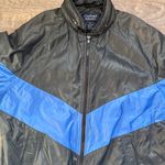 Vintage Duckster Windbreaker Jacket Hidden Hood Size Large Retro White Photo 7