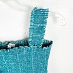 Rails Rumi Augusta Mini Check Smocked Bodice Ruffle Hem Dress Size Medium Photo 6