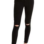 Madewell Roadtripper Jeggings 10" High-Rise Button-Front 5-Pocket Black 37P NWT Photo 0