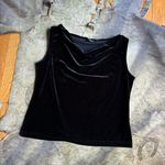 Fiore  Black Velvet Top Photo 2
