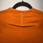 Athleta Bright Orange Long Sleeve Quarter Zip Running Top Women's size XXS Photo 5