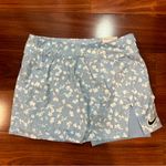Nike Athletic Blue Dri-Fit Flower Printed Skirt Photo 1