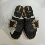 Sam Edelman Celia platform wedge sandal black tan size 6.5 Photo 4