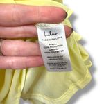 Lulus  NWT Reed Light Yellow Tiered Lace A-Line Open-Back Flowy Maxi Dress XS Photo 9