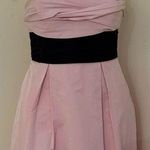 BCBGMAXAZRIA Pleated Bubblegum Pink Dress Sz 0 Empire Waist Pleated. Fully Lined Photo 0