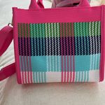 Kate Spade  x Target pink multicolor plaid bag Photo 4